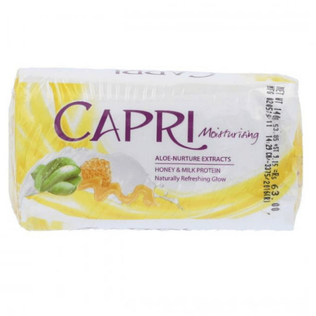 Capri Moisturising Soap Honey Milk Protein 140gm