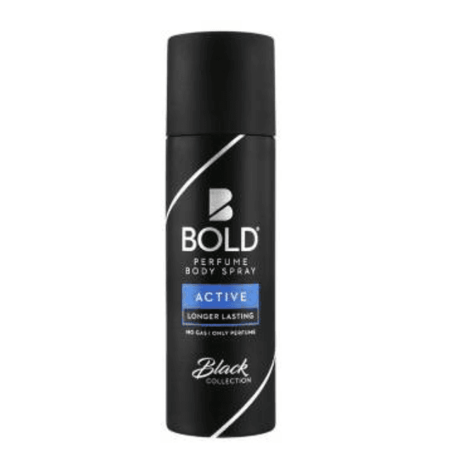 bold black collection Active Long Lasting body spray 120 ml