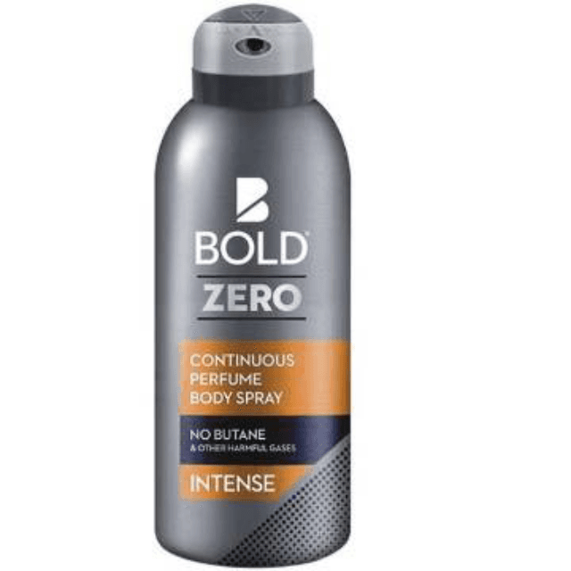 Bold zero intense continuos perfume body spray 120ml