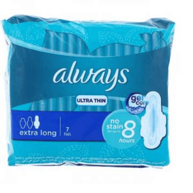 Always Gel Core Ultra thin extra long 8 pcs